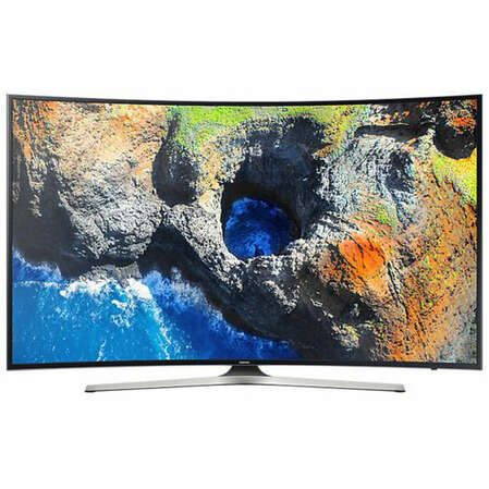 Телевизор 55" Samsung UE55MU6300UX (4K UHD 3840x2160, Smart TV, изогнутый экран, USB, HDMI, Wi-Fi) черный/серый