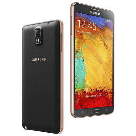 Смартфон Samsung N9000 Galaxy Note 3 32Gb Black/Gold