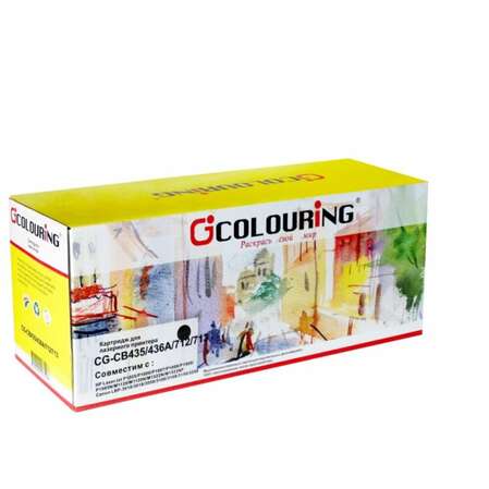 Картридж Colouring CG-CB435/436A/712/713 для HP LJ P1005/P1006/P1007/P1008/P1505 Canon LBP-3010/3018/3050 (2000стр)