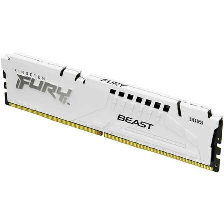Модуль памяти DIMM 32Gb DDR5 PC48000 6000MHz Kingston Fury Beast White (KF560C40BW-32)