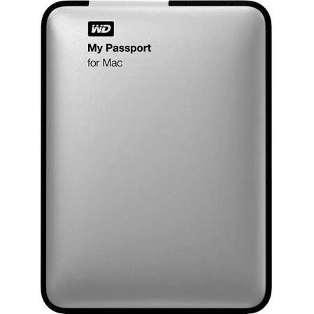 Внешний жесткий диск 2.5" 2000Gb WD My Passport for Mac WDBZ9S0020BSL-EEUA USB3.0 Серебристый
