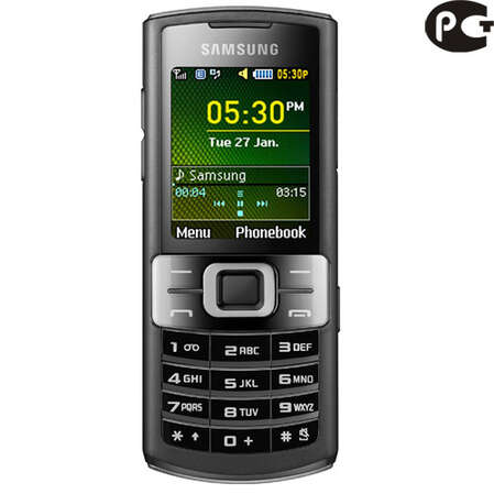 Смартфон Samsung C3010 midnight black (черный)