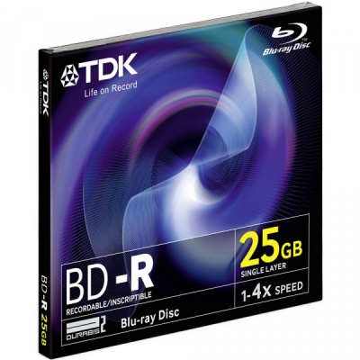BD-R диск TDK 25Gb 4x JewelCase