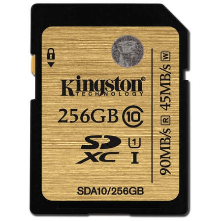 SecureDigital 256Gb Kingston Class10 UHS-I U1 (SDA10/256GB)