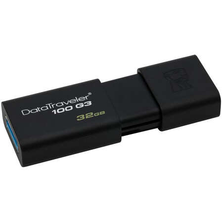 USB Flash накопитель 32GB Kingston DataTraveler 100 G3 (DT100G3/32GB) USB 3.0 Черный