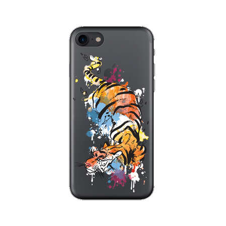 Чехол для iPhone 7 Deppa Art Case Animal/Тигр