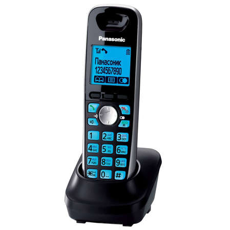 Дополнительная трубка Panasonic KX-TGA651RUB черная к телефонам серии KX-TG65xx