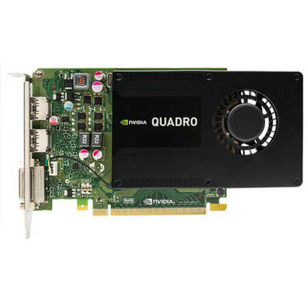 Видеокарта PNY NVIDIA Quadro K2200 (VCQK2200BLK-1) 4096Mb 2xDP DVI