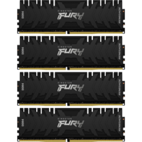 Модуль памяти DIMM 32Gb 4х8Gb DDR4 PC25600 3200MHz Kingston Fury Renegade Black (KF432C16RBK4/32)