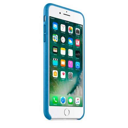 Чехол для Apple iPhone 7 Plus Leather Case Sea Blue  