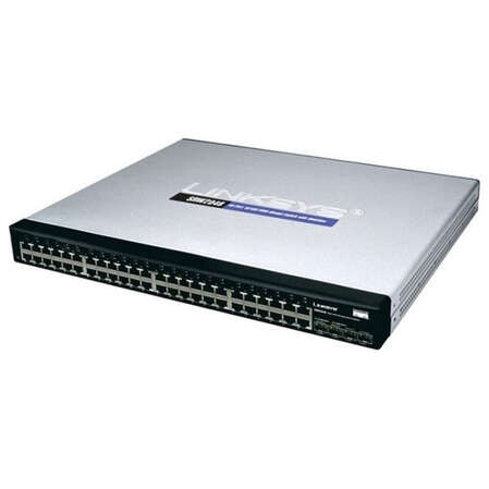 Коммутатор Cisco SG300-52 управляемый 48xGbLAN 4x combo SFP/GbLAN, 19" (SRW2048-K9)