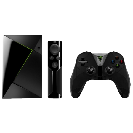 Медиаплеер для геймеров NVIDIA Shield TV + геймпад + Okko