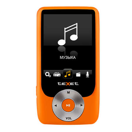 MP3-плеер teXet T79 8Гб, оранжевый