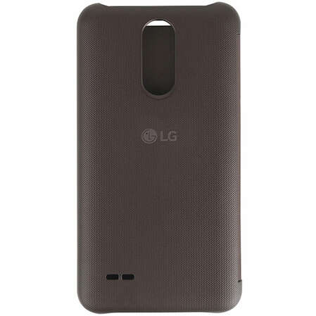 Чехол для LG K7 (2017) X230 LG FlipCover case, коричневый 