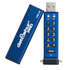 Защищенный USB3.0 Flash 32Gb iStorage DatAshur Pro, шифрование данных, удаление данных, ввод пароля на корпусе, металлический корпус (IS-FL-DA-256-8)