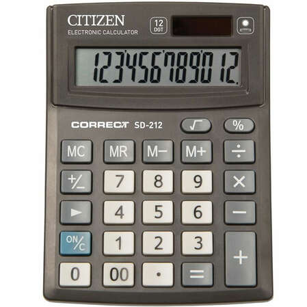 Калькулятор Citizen Correct SD-212