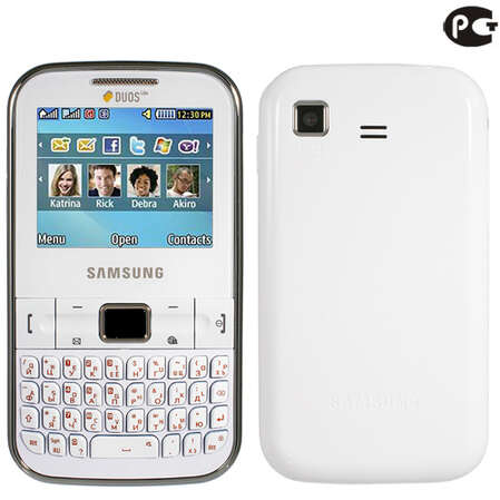 Смартфон Samsung C3222 white (белый)