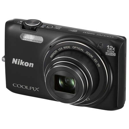 Компактная фотокамера Nikon Coolpix S6800 Black