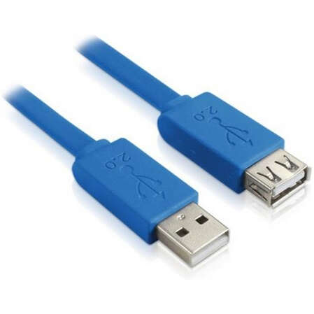 Кабель удлинитель USB2.0 АM/AF 0.75м Greenconnect (GCR-UEC2M2-BD-0.75m)