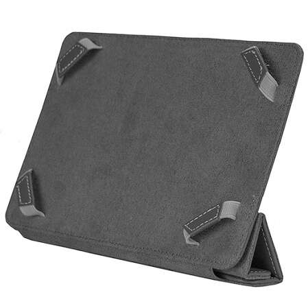 Чехол универсальный 7-7.8" Portcase TBT-270GR Origami, черные резинки, серый