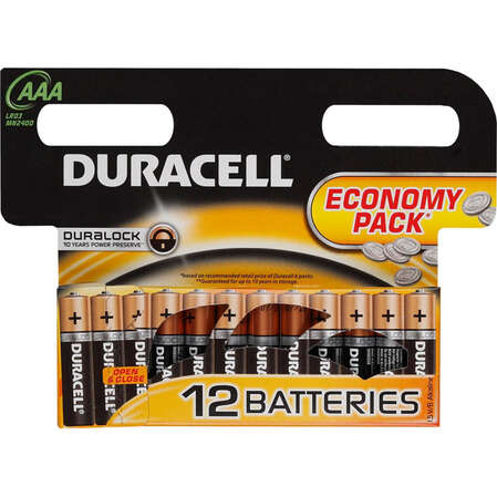 Батарейки Duracell LR03-12BL Turbo AAA 12шт