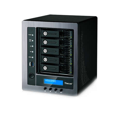 Сетевое хранилище NAS Thecus N5810Pro 5 x 3.5'' SATA, USB 3.0, HDMI output, iSCSI