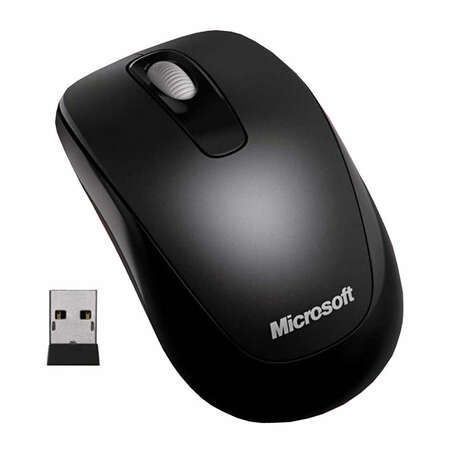 Мышь Microsoft 1000 Wireless Mobile Mouse Black USB 2CF-00047