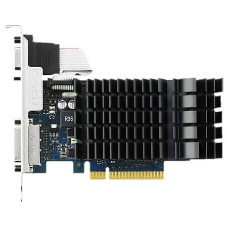 Видеокарта ASUS GeForce GT 730 2048Mb, GT730-SL-2GD3-BRK DVI, VGA, HDMI Ret