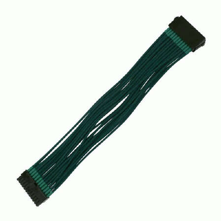Удлинитель кабеля питания материнской платы Nanoxia 24M-24F , 30см, зеленый