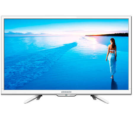 Телевизор 28" Erisson 28LES78T2W (HD 1366x768, USB, HDMI) белый