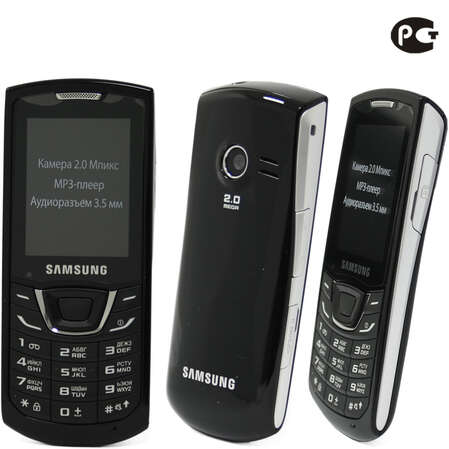 Смартфон Samsung C3200 deep black (черный)