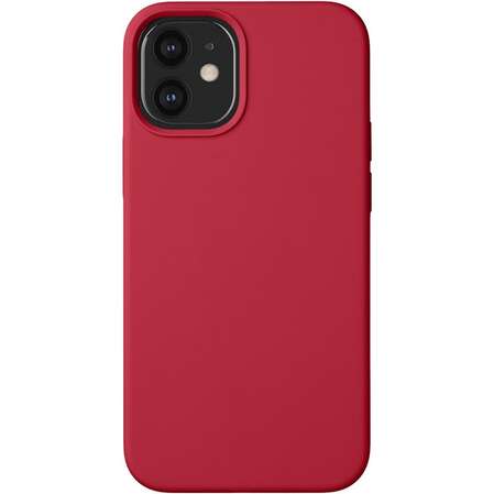 Чехол для Apple iPhone 12 mini Deppa Liquid Silicone красный