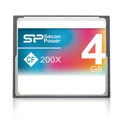 4Gb Compact Flash Silicon Power  Super Speed (200X)