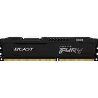 Модуль памяти DIMM 8Gb DDR3 PC15000 1866MHz Kingston Fury Beast Black (KF318C10BB/8)