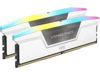 Модуль памяти DIMM 32Gb 2х16Gb DDR5 PC51200 6400MHz Corsair Vengeance RGB White (CMH32GX5M2B6400C36W)