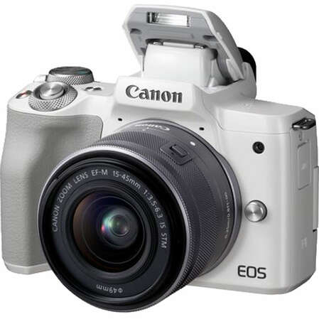 Цифровая фотокамера Canon EOS M50 kit 15-45 IS STM White