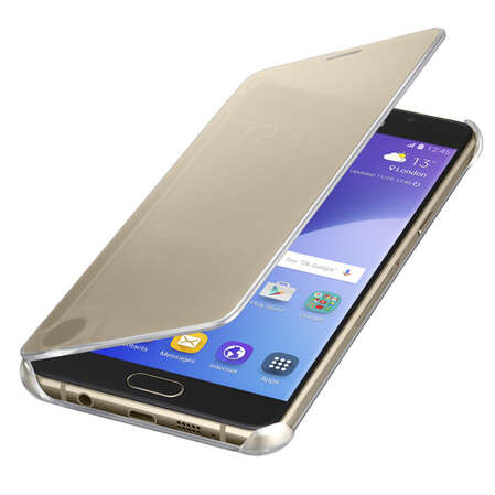 Чехол для Samsung Galaxy A5 (2016) SM-A510F Clear View Cover золотистый