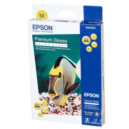 Фотобумага Epson 13x18 Premium Glossy Photo Paper, 50 л (C13S041875)