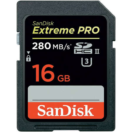 SecureDigital 16Gb SanDisk Extreme SDHC Class 10 UHS-II (SDSDXPB-016G-G46)