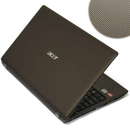 Ноутбук Acer Aspire 5253-E352G25Micc AMD E350/2Gb/250GB/DVD/AMD 6310/W7ST 32/brown