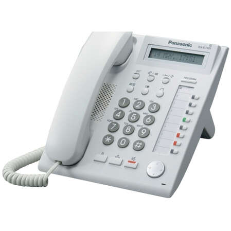 Системный телефон Panasonic KX-DT321RUW белый