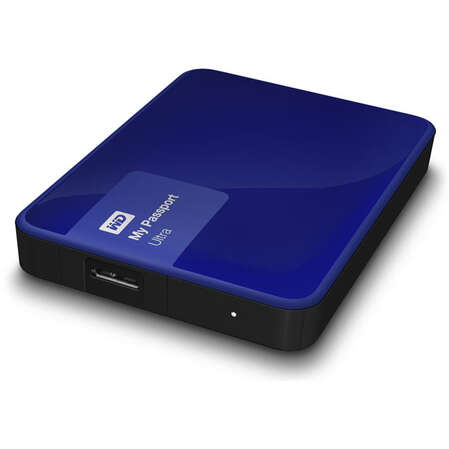 Внешний жесткий диск 2.5" 3000Gb WD My Passport Ultra WDBNFV0030BBL-EEUE USB3.0 Синий