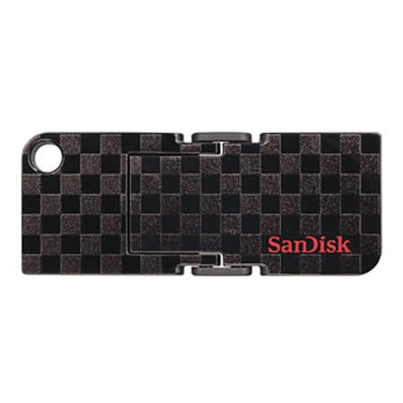 USB Flash накопитель 4GB SanDisk Cruzer Pop Checkerboard (SDCZ53-004G-B35) Black