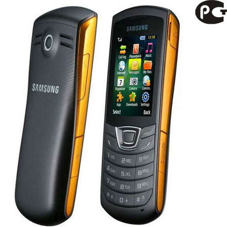 Смартфон Samsung C3200 black orange (оранжевый)