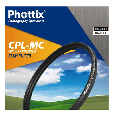 Светофильтр Phottix CPL-MC Slim 62мм