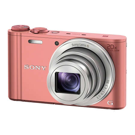 Компактная фотокамера Sony Cyber-shot DSC-WX350 pink
