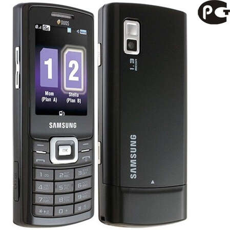 Смартфон Samsung C5212i Duos black (черный)