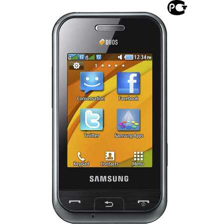 Смартфон Samsung E2652 Champ black