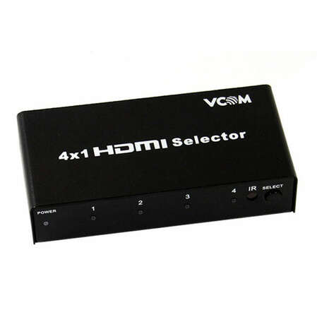 Переключатель Vcom DD434, 4 HDMI вход => 1 HDMI