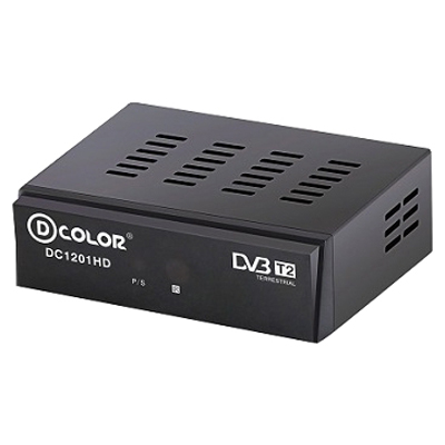 Ресивер D-Color DC1201HD черный DVB-T2